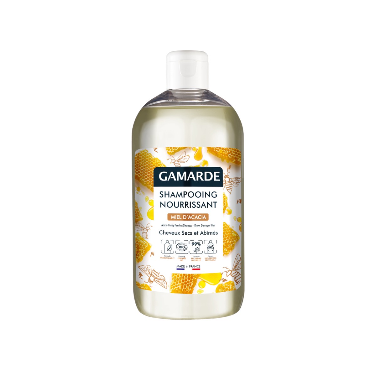 Gamarde Acacia Honey Dy Or Damaged Hair Nourishing Shampoo