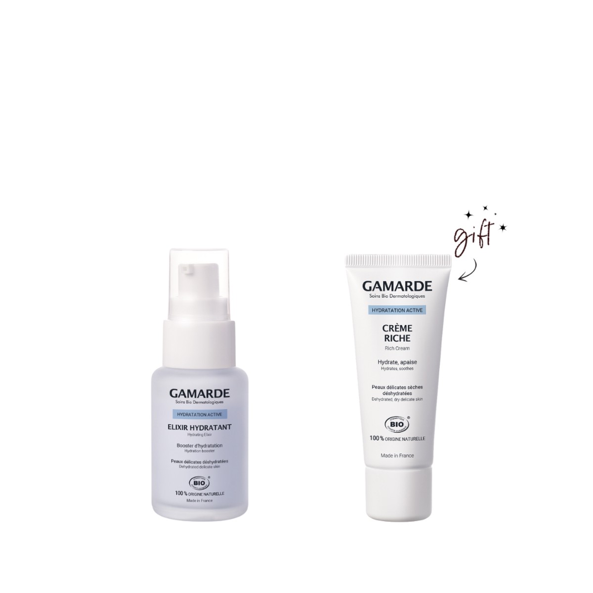 Gamarde Hydrating Serum + Free Face Cream Bundle