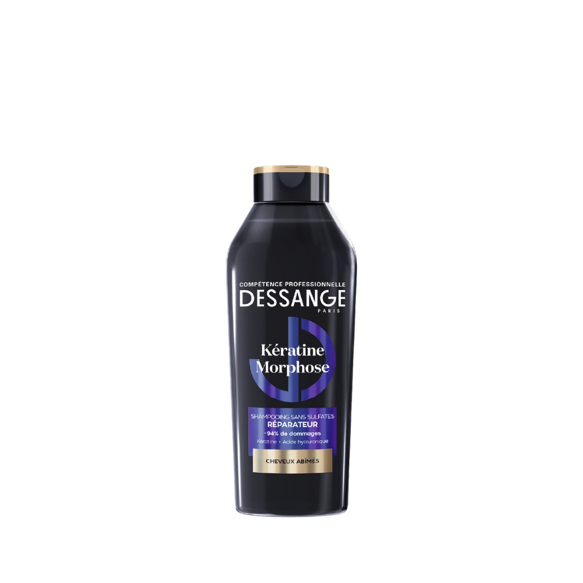 Jacques Dessange Morphose Keratin Repair Sulfate Free Shampoo - Formula Enriched With Vegetable Keratin & Hyaluronic Acid - Repairs & Protects Hair Fiber - Damaged Hair