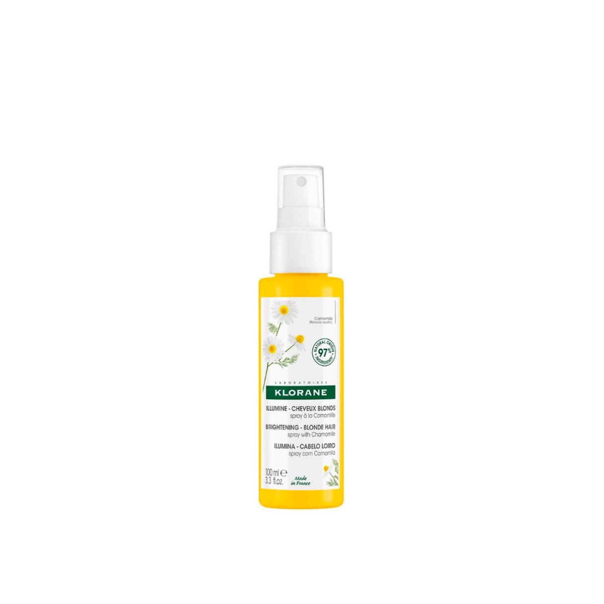 Klorane Sun Lightening Spray With Chamomile And Honey For Blond Hair 125ml