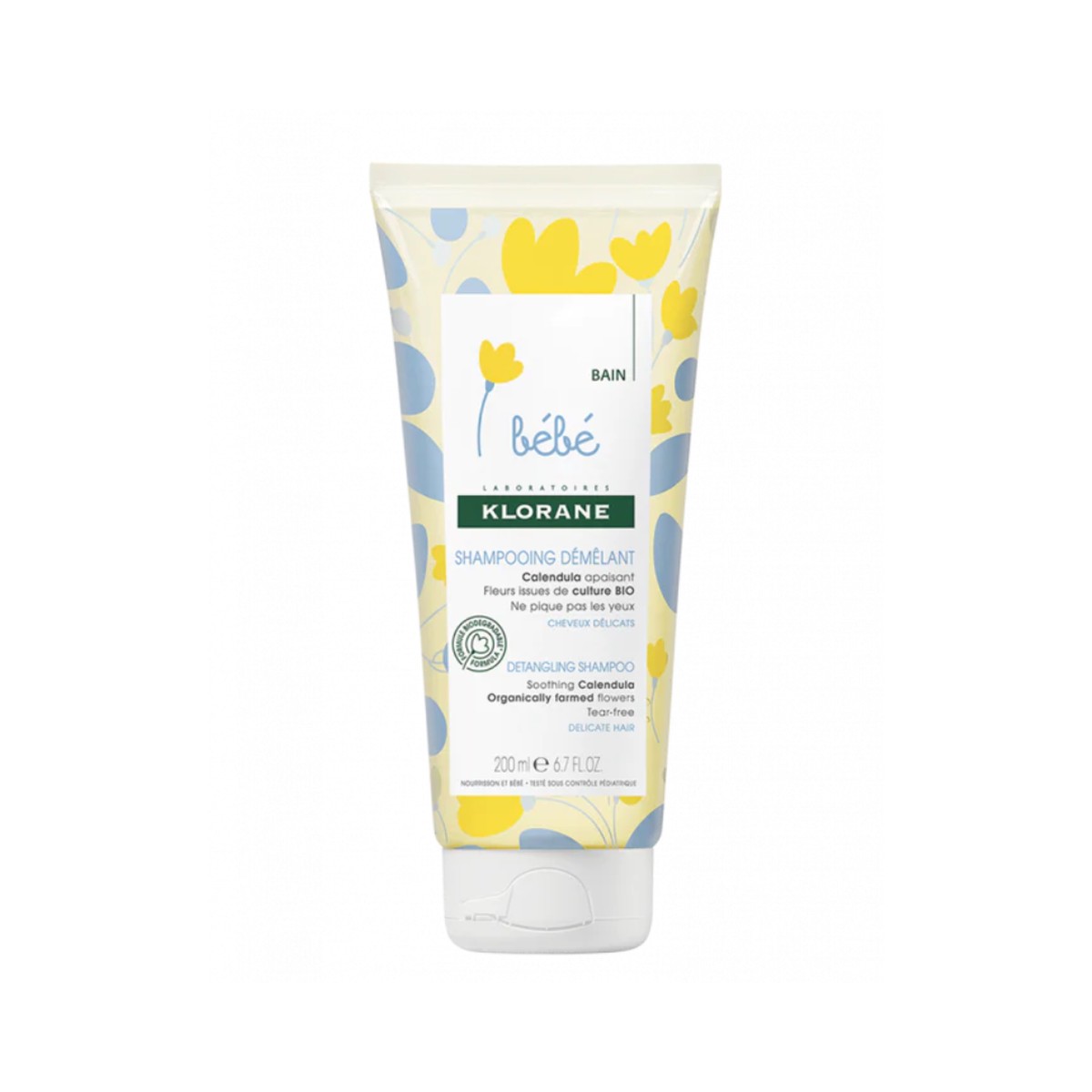 Klorane Bebe Gentle Detangling Shampoo 200ml