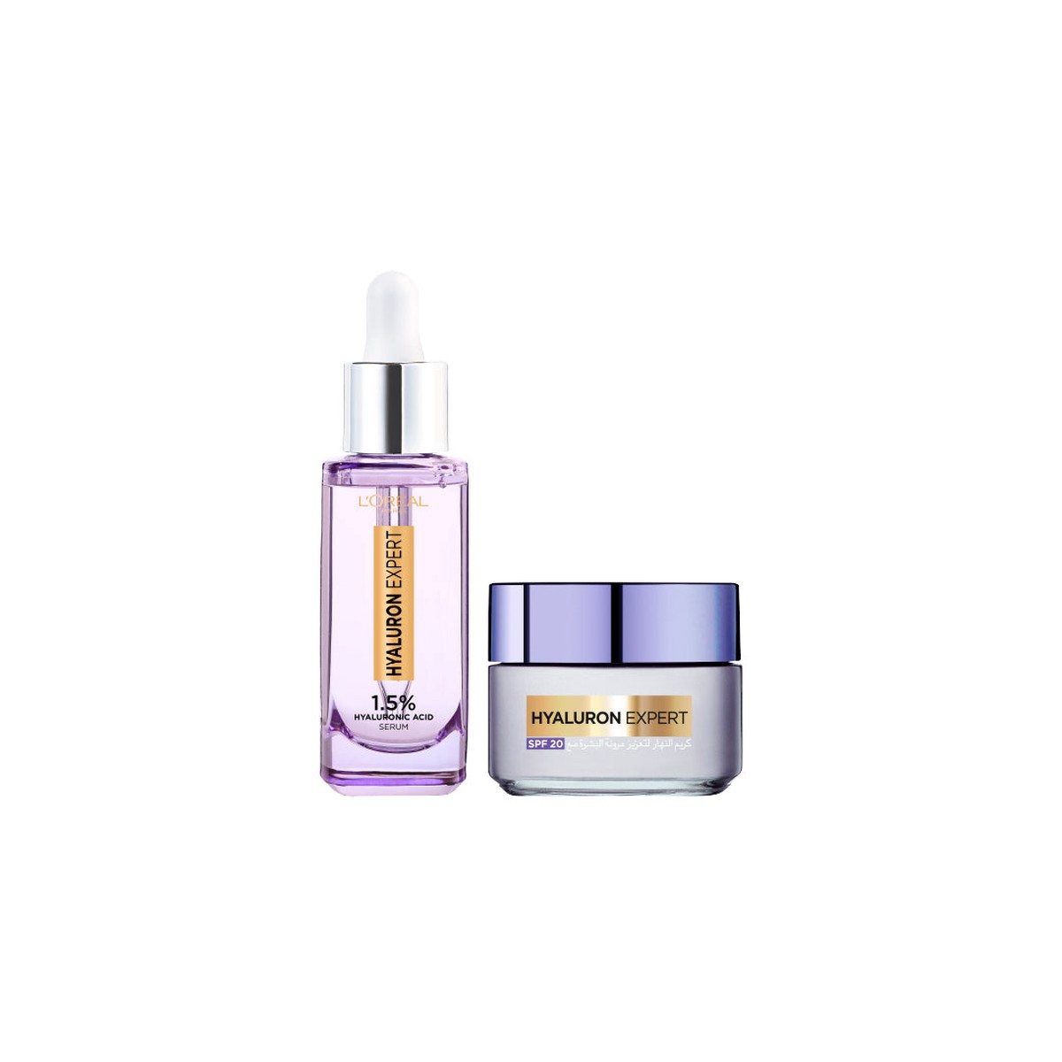 L'Oral Paris Hyaluron Expert Moisturiser And Plumping Duo Bundle At 20% Off