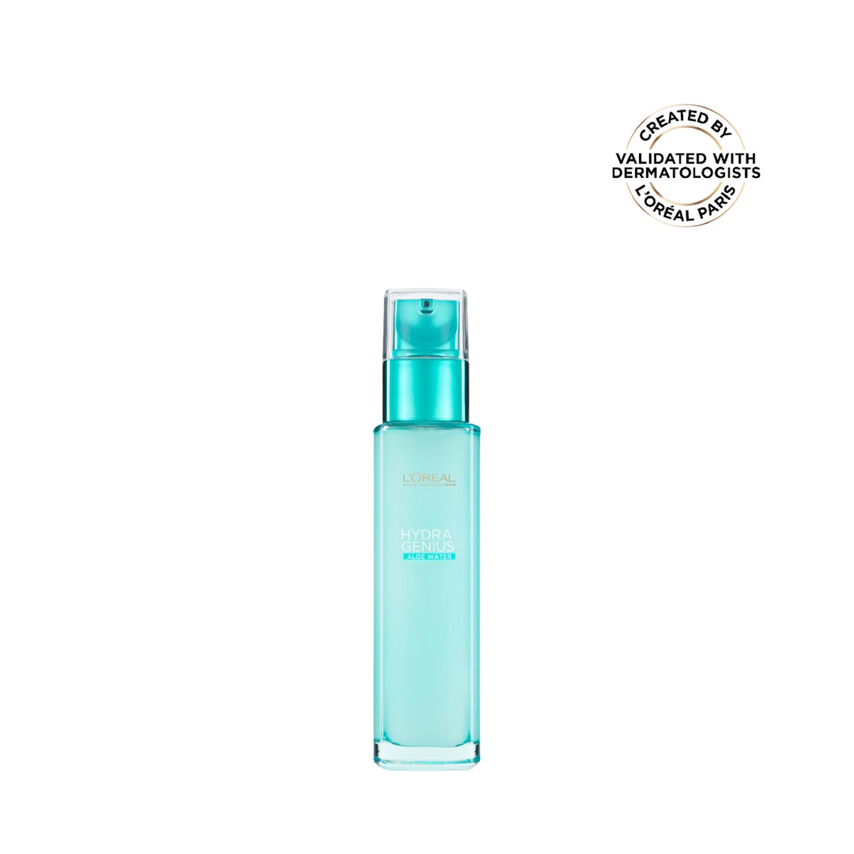 L'Oral Paris, Hydra Genius, Water-Based Gel Facial Moisturiser, with Aloe Vera, for Dry and Sensitive Skin, 70ml