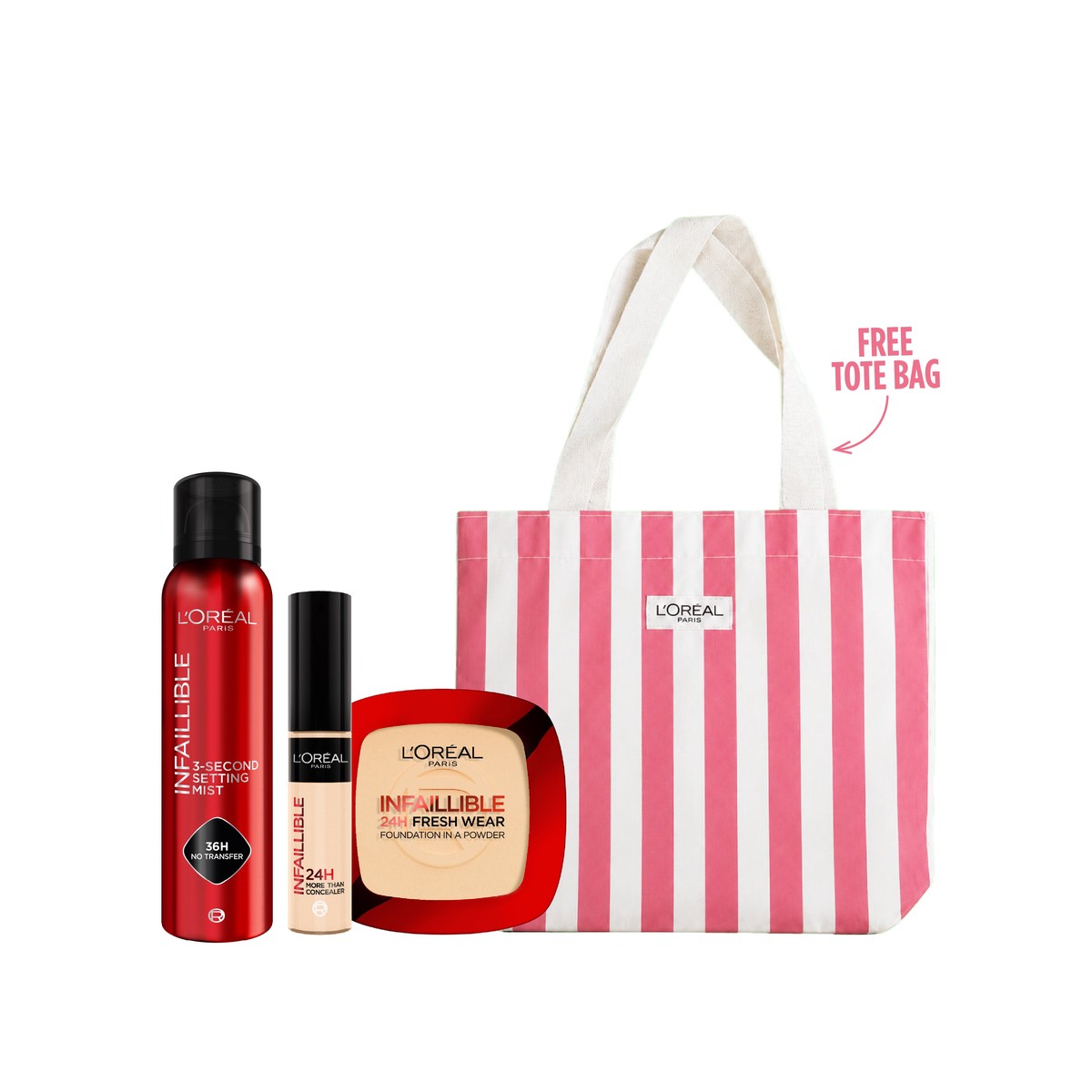 L'Oral Paris Infallible Summer Trio Bundle At 20% Off