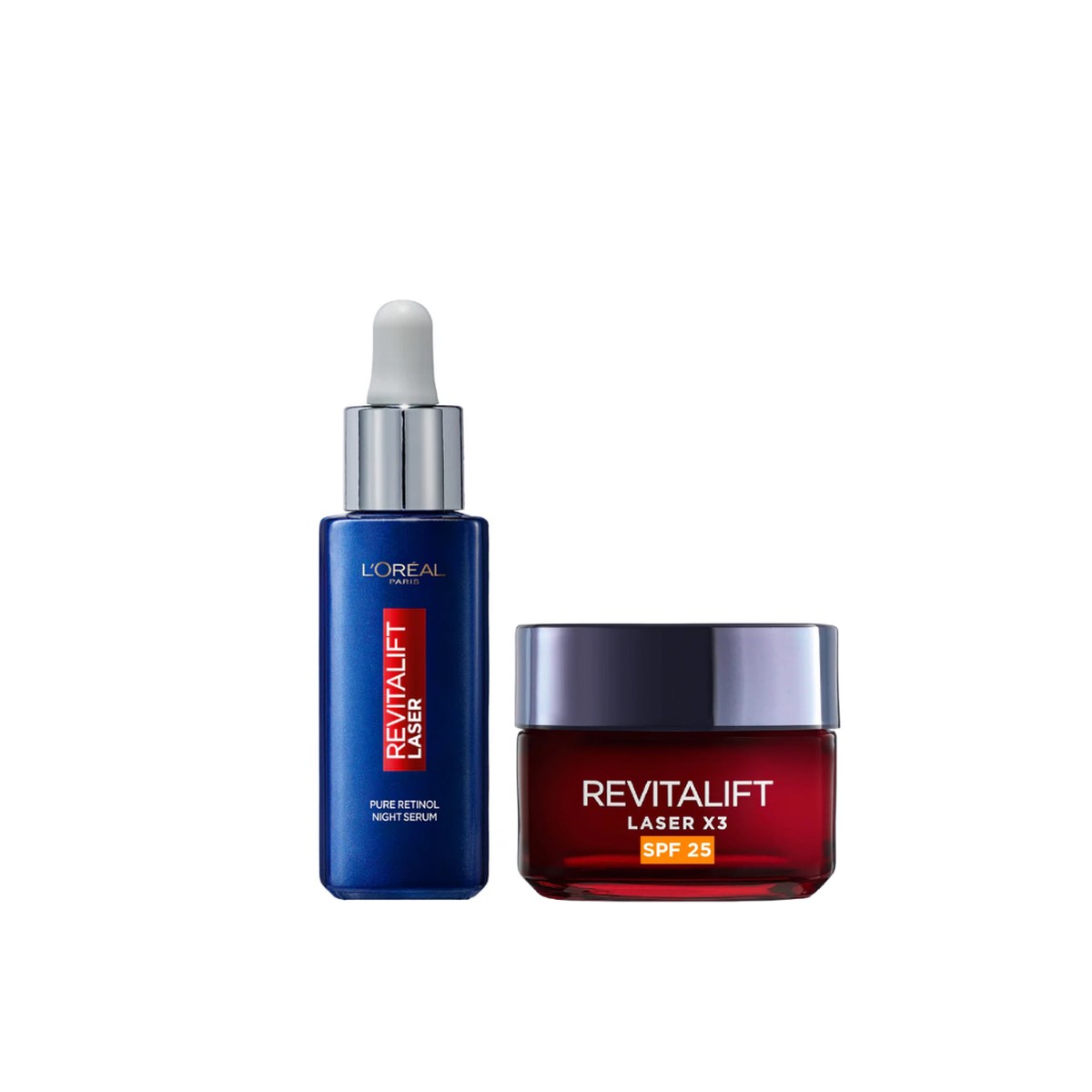 L'Oral Paris Revitalift Retinol Serum And Cream Bundle At 25% Off