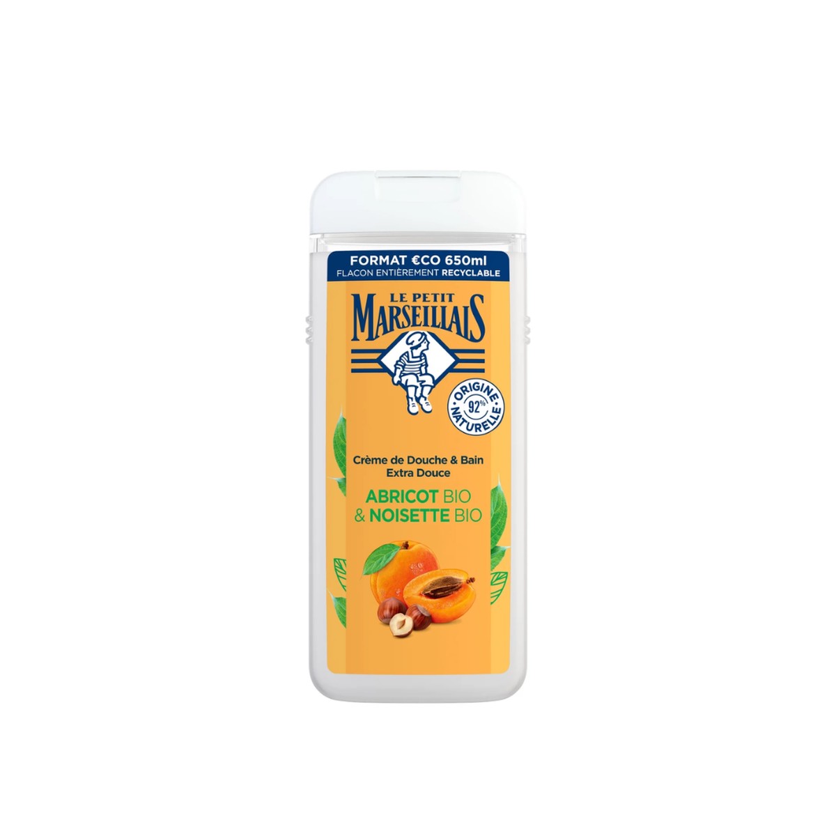 Le Petit Marseillais Shower Gel Apricot Hazelnut 650ml