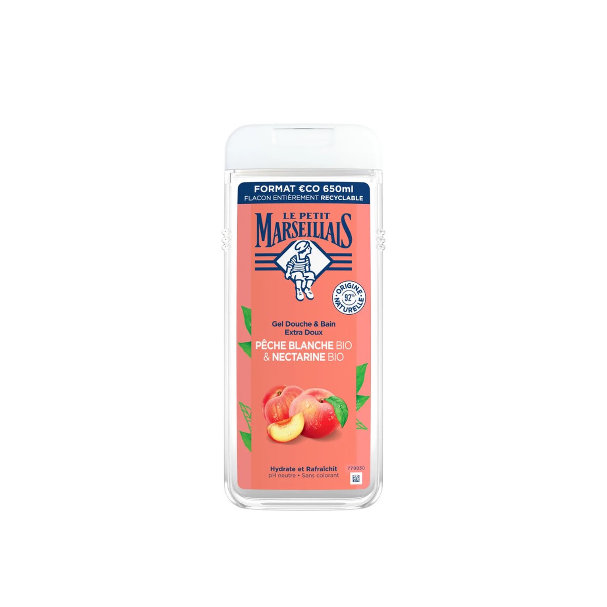 Le Petit Marseillais Shower Gel Peach Nectarine 650ml