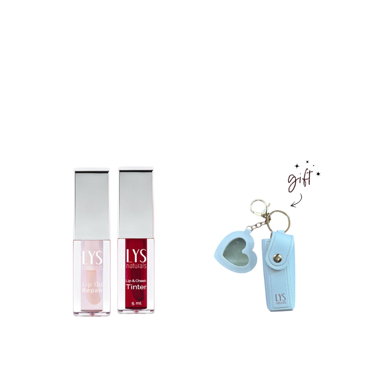 LYS Naturals Lip Repair & Tint Duo Bundle + Free Lip Pouch