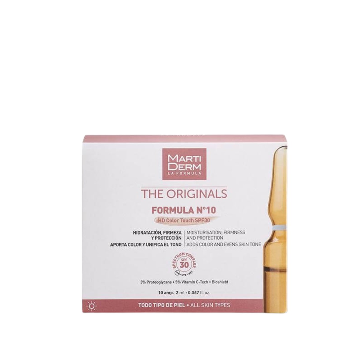 MartiDerm The Originals Formula N10 Hd Color Touch Spf30 10 Ampoules