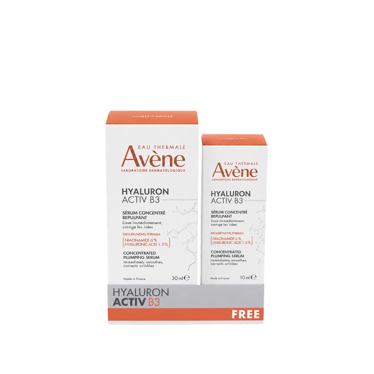 Avne Hyaluron Activ B3 Concentrated Serum Get Free Travel Size Plumping Duo Bundle