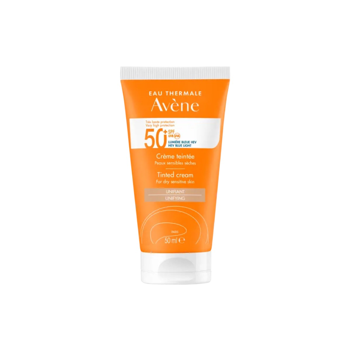 Avne Ultra Broad Spectrum Spf50+ Tinted Cream For Dry - Sensitive Skin