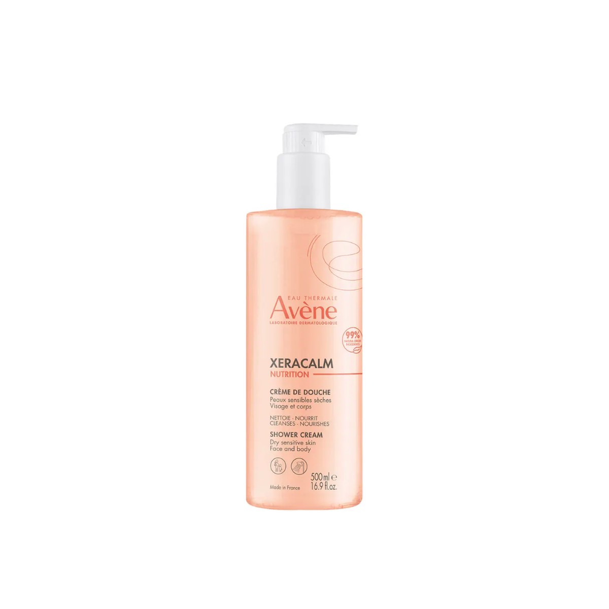 Avne Xeracalm Nutrition Shower Cream 500ml