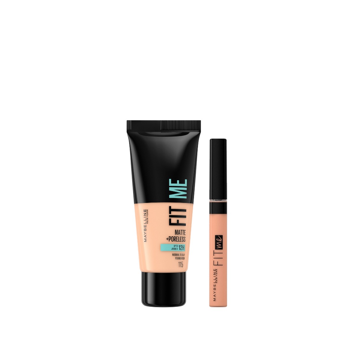 Maybelline New York Fit Me Foundation & Concealer Bundle At 15% Off