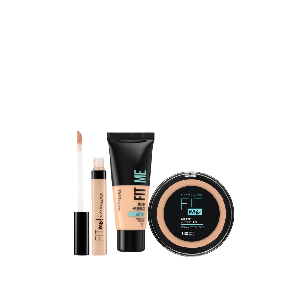 Maybelline New York Fit Me Matte Face Base Trio Bundle At 25% Off