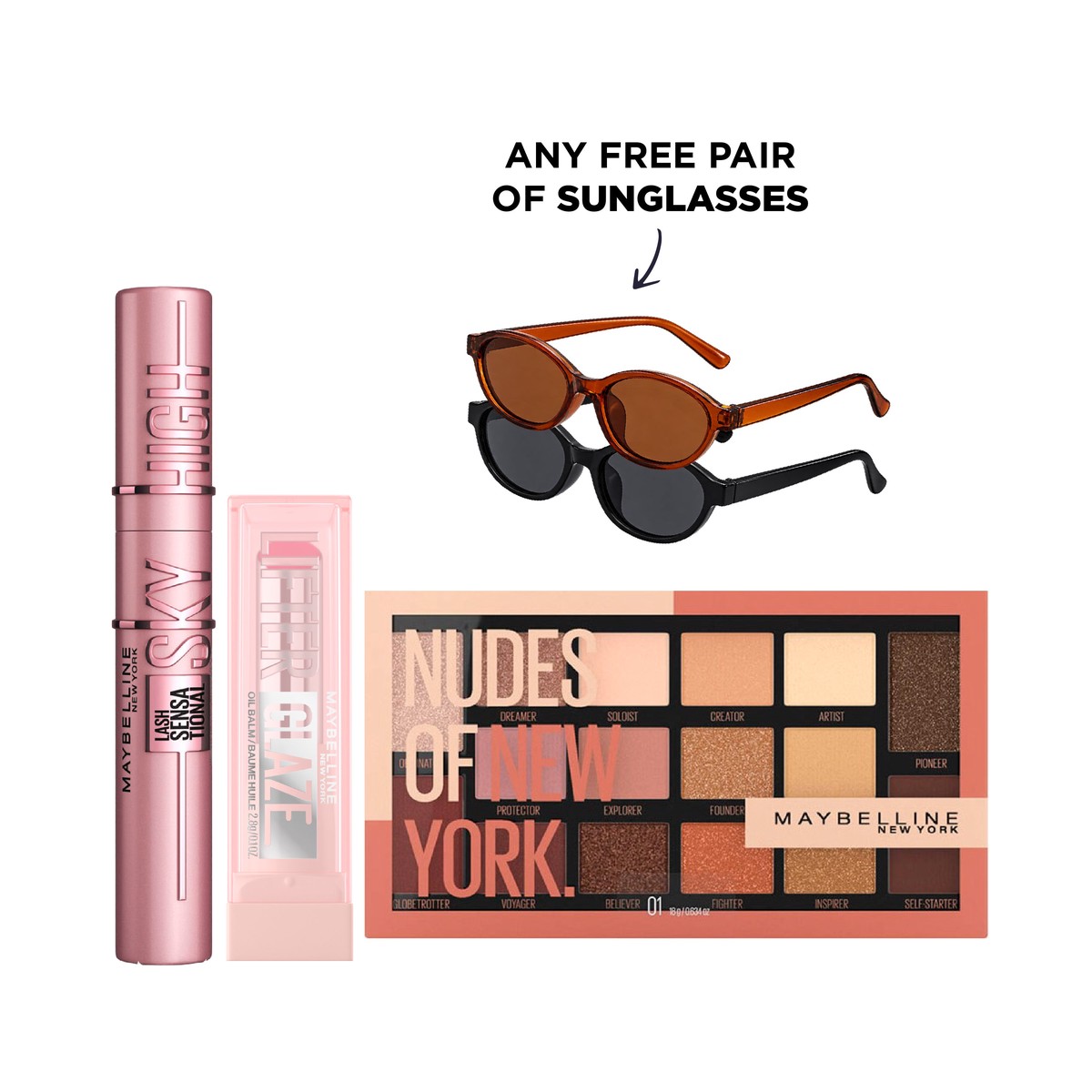 Maybelline Nude Volumizing & Tinted Bundle At 25% Off