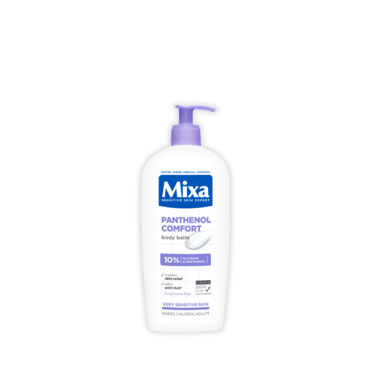 Mixa Panthenol Comfort Body Lotion & Anti-Scratching Cream For Dry Skin, Atopy Prone Skin and Eczema