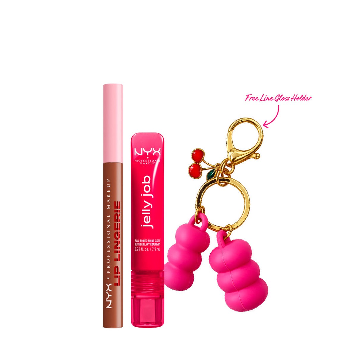 NYX Professional Makeup Jelly Job x Lip Lingerie Bundle + Free GIFT