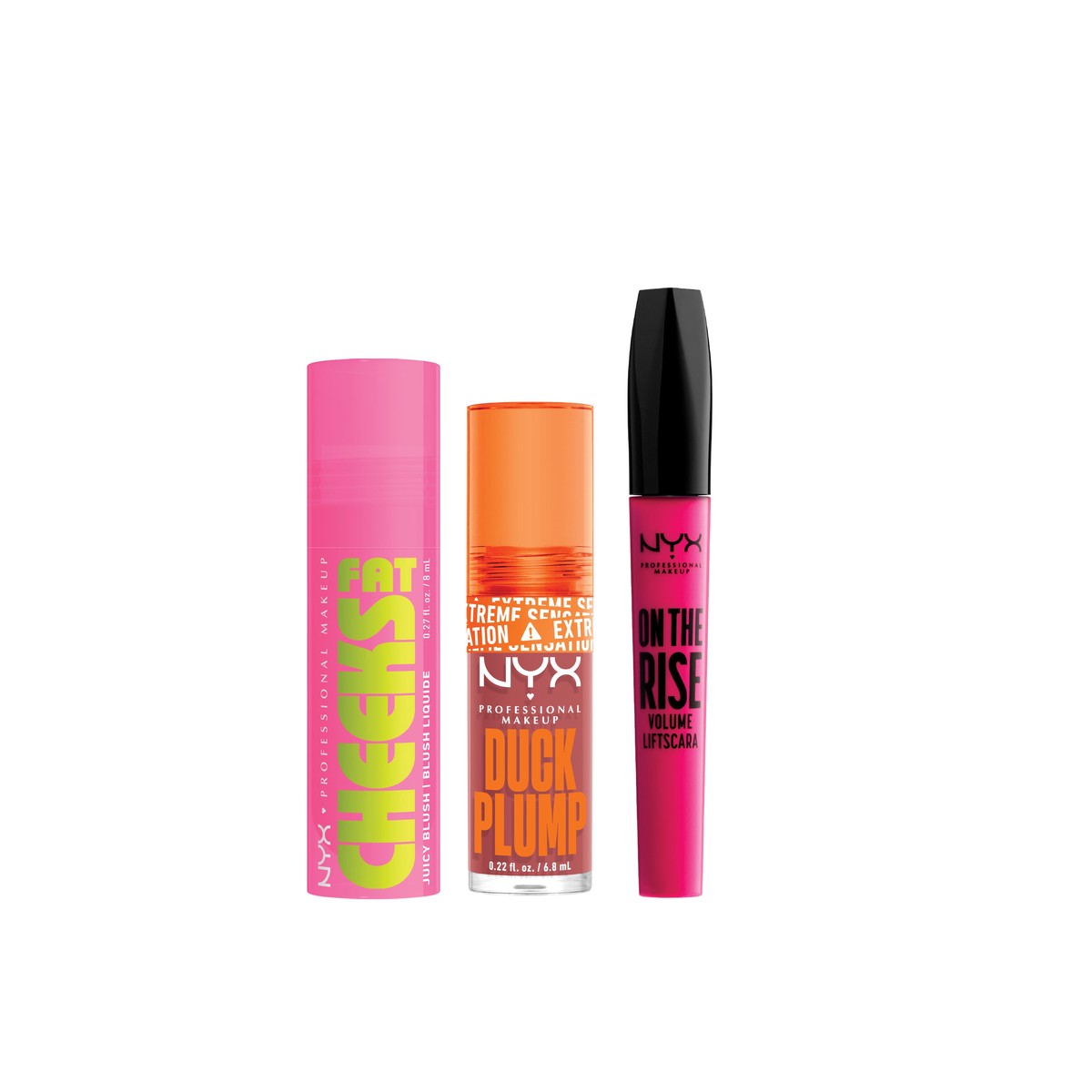 NYX Professional Makeup Lip Gloss , Mascara & Liquid Blush Bundle at 25% Off