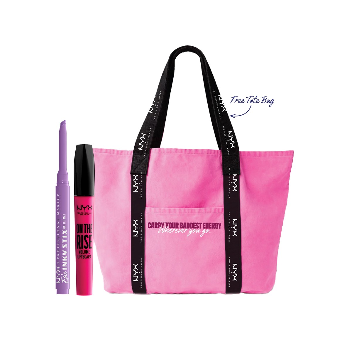 NYX Professional Makeup On The Rise x Epic Inky Bundle + Free Tote Bag