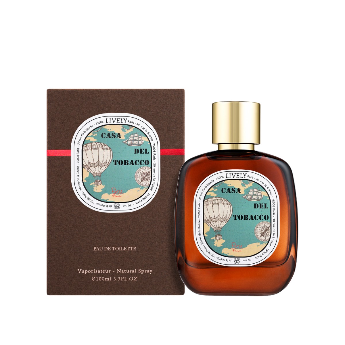 Parisis Lively Casa Del Tobacco Eau De Toilette