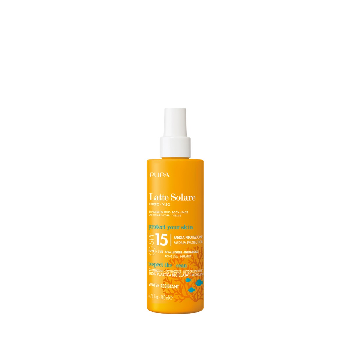 Pupa Milano Sunscreen Milk SPF15 200ml