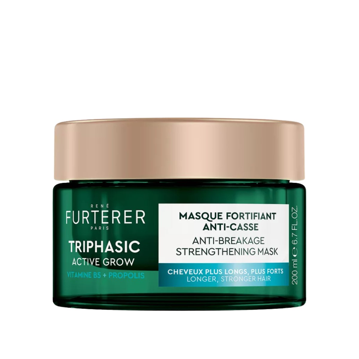 Rene Furterer Triphasic active grow Strengthening Anti-breakage Mask for Damaged Hair 200ml - Accelerates hair growth