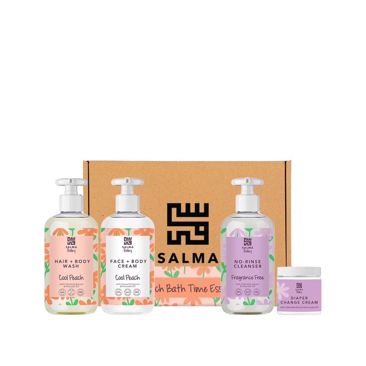 Salma Baby Bath Time Essentials
