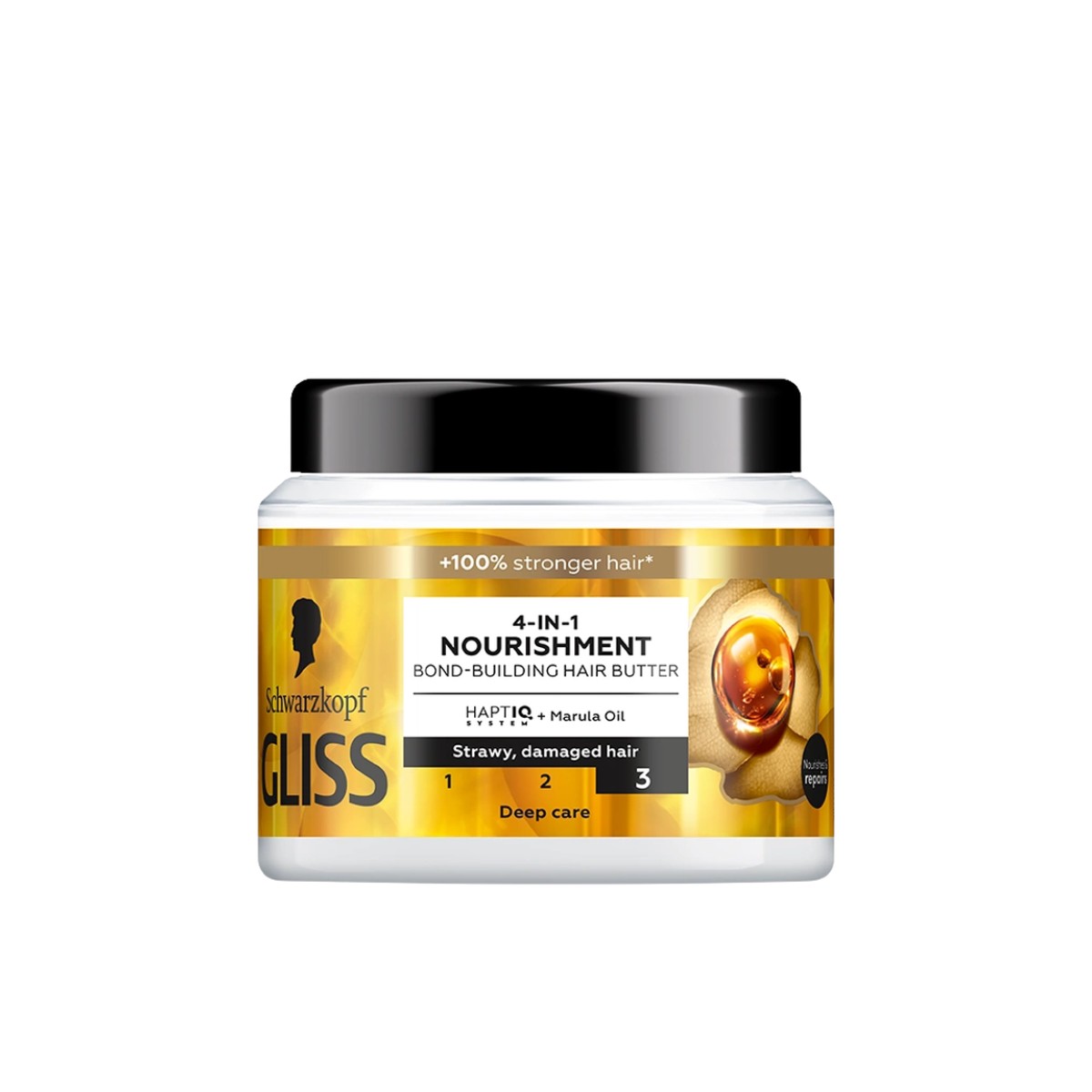 Schwarzkopf Gliss Mask 4-In-1 Nourishment Oil Nutritive 400ml