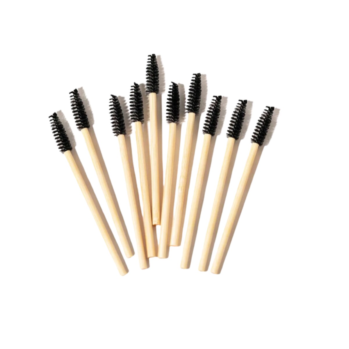 Selaya Les Bamboo Spoolies Eyebrow Brushes - Pack Of 10