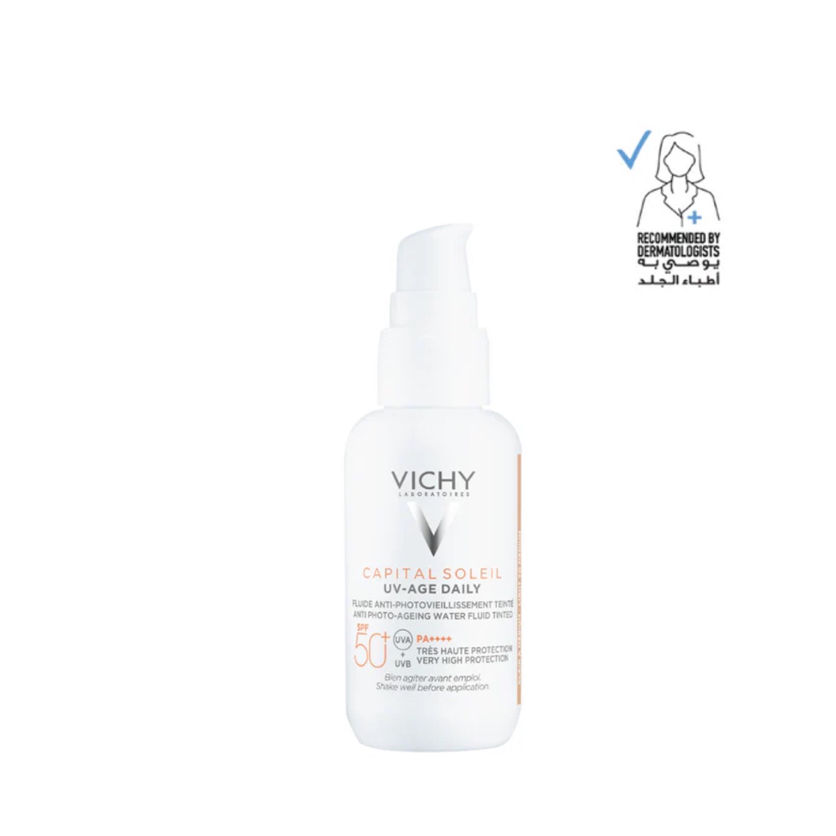 Vichy Capital Soleil UV-Age Daily Anti-Photo Ageing Water Fluid Tinted SPF50+ 40ml