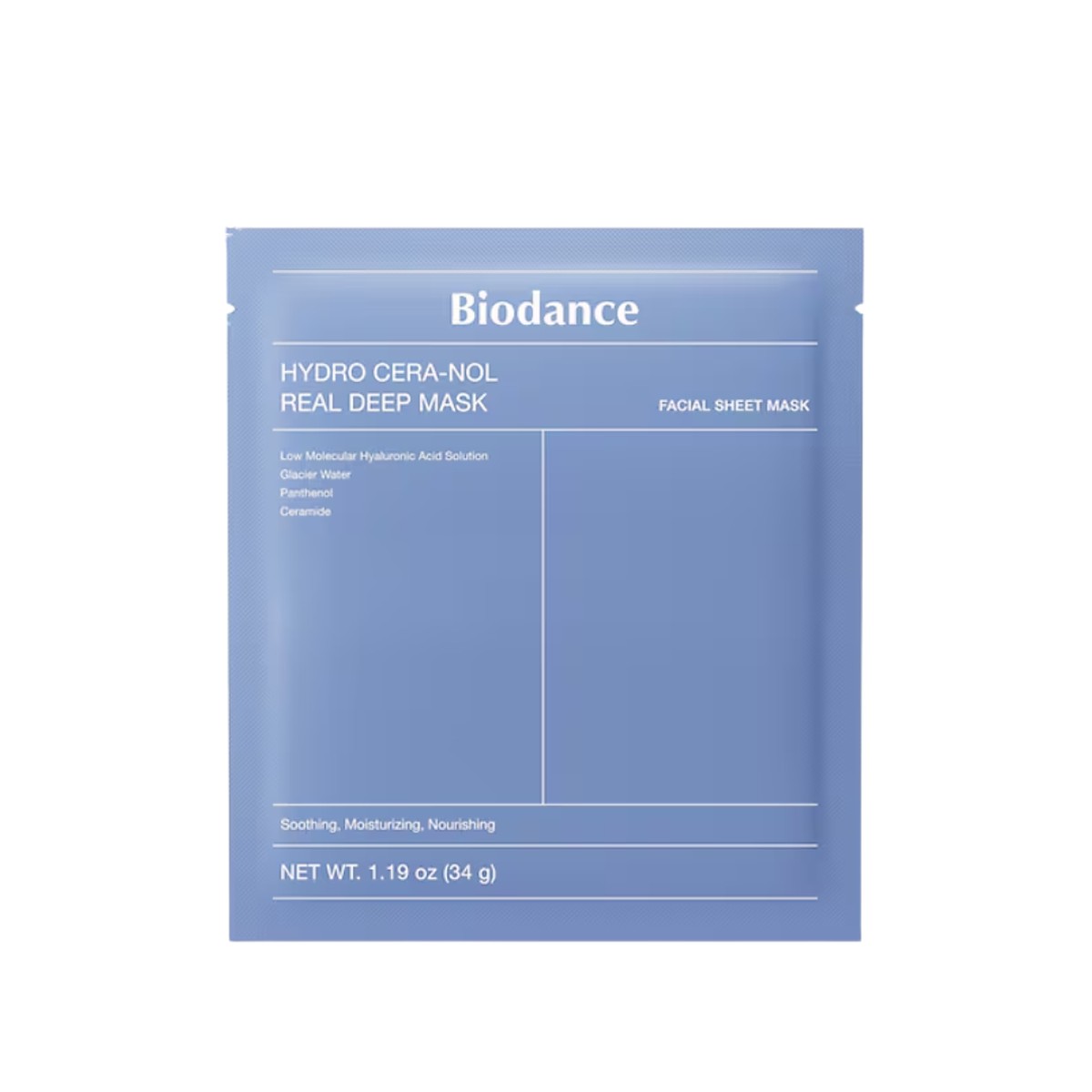 Biodance Hydro Cera-Nol Real Deep Mask Soothing And Strengthening Mask