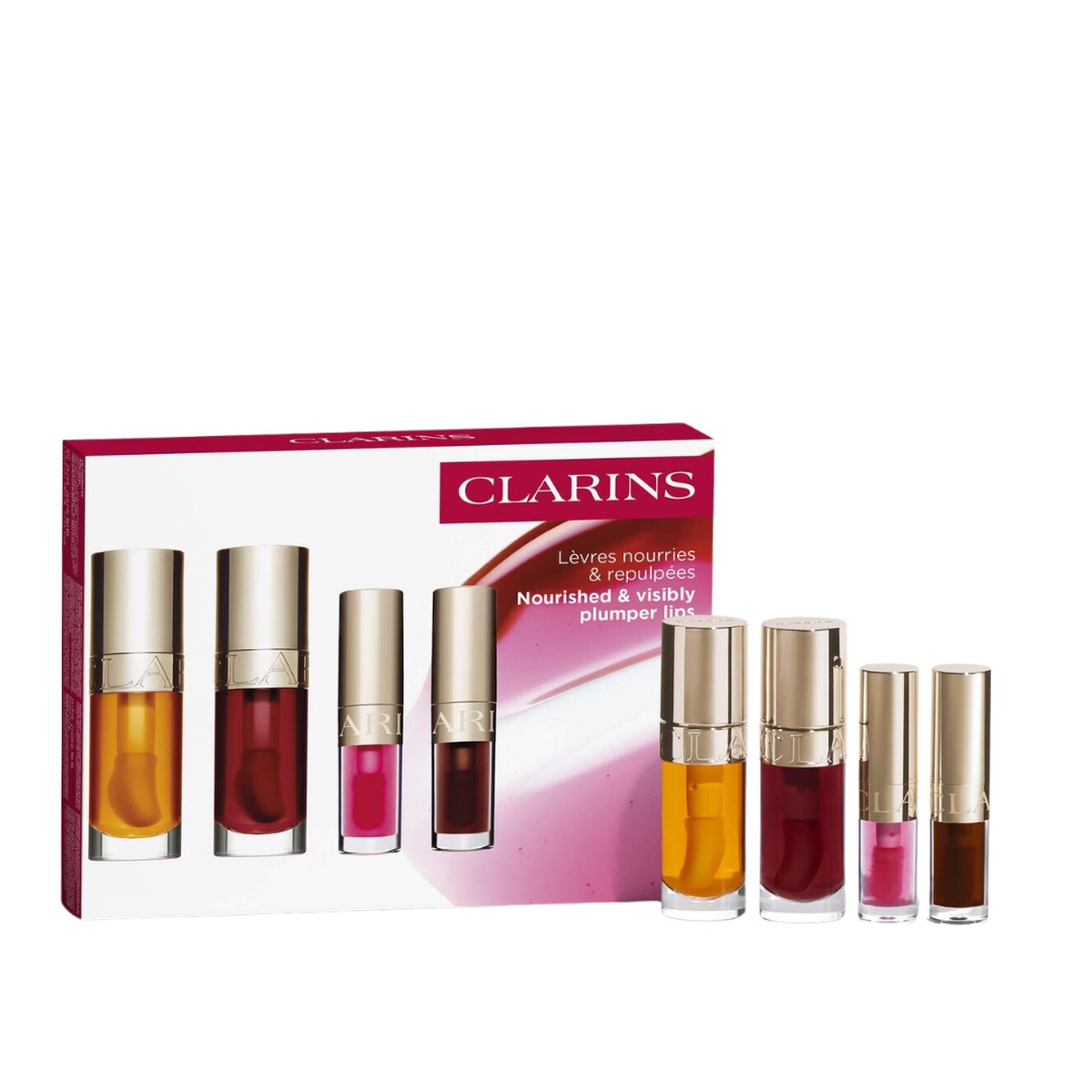 Clarins Nourished And Visibly Plumper Lips Gift Set