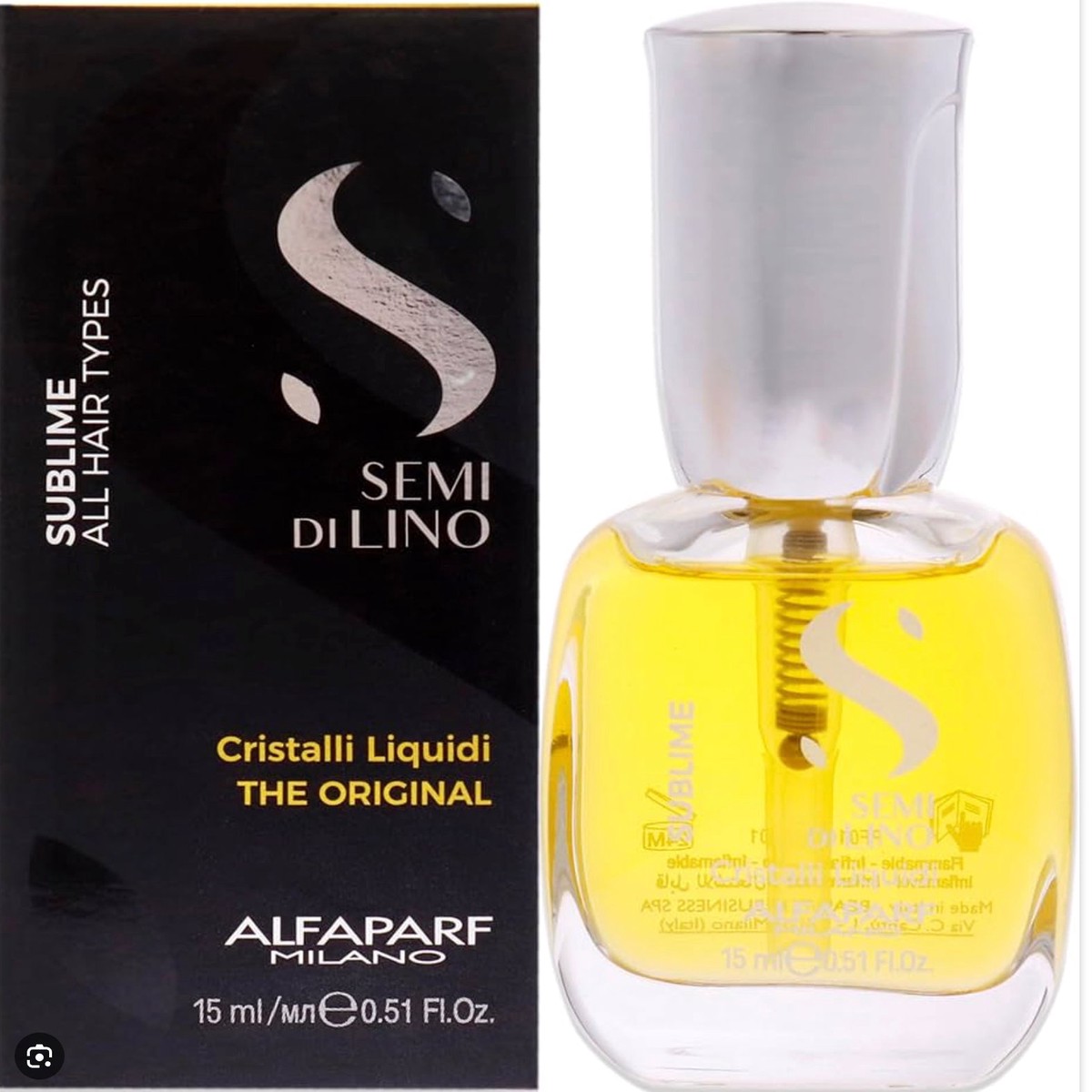 Alfaparf 0.51 oz Sublime Cristalli Liquidi the Original Serum