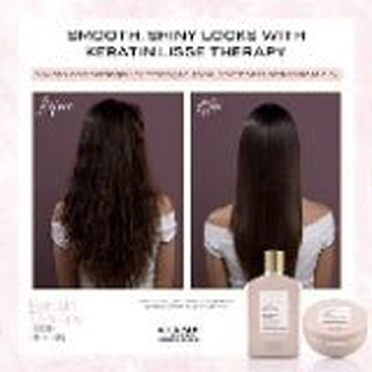 Alfaparf Milano Keratin Therapy Lisse Design Hydrating Kit - Keratin Shampoo and Keratin Hair Mask - Maintains and Enhances Keratin Hair Treatments - Anti-Frizz Hair Products