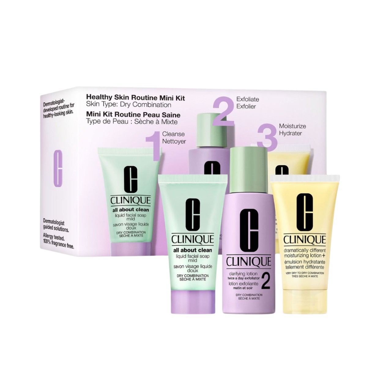 Clinique 3 Step Skin Type 2 Healthy Skin Routine Mini Set
