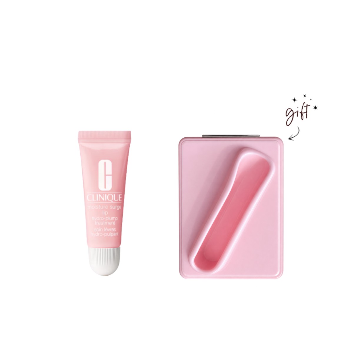 Clinique Moisture Surge Lip Hydro-Plump + Free Pocket Mirror Bundle