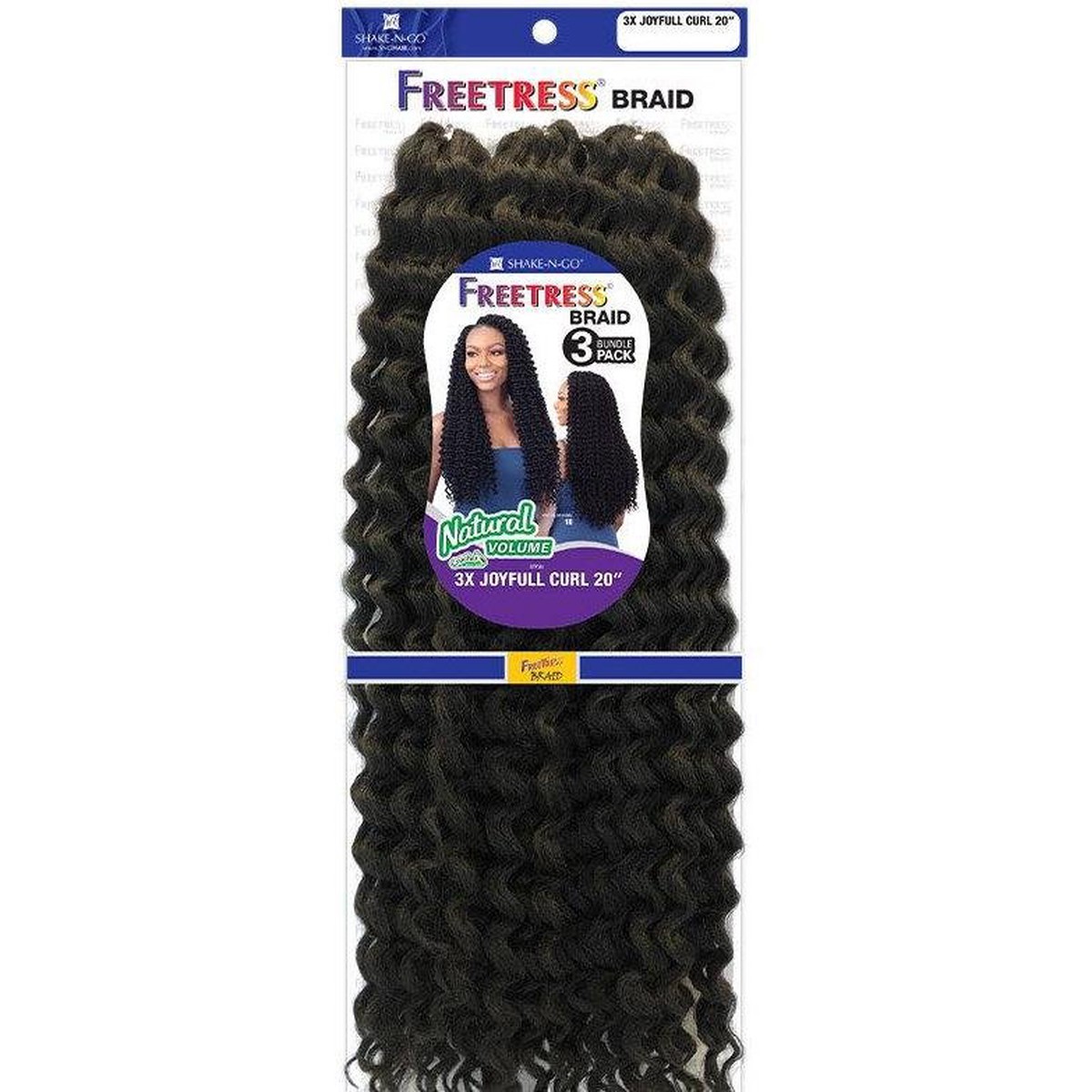 FreeTress Braid 3X Joyful Curl 20"
