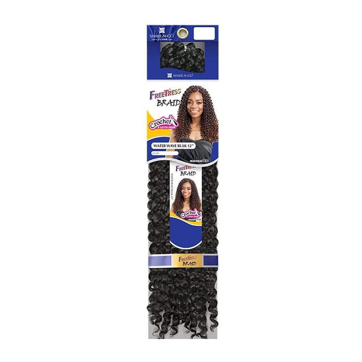 FreeTress Braid Crochet Water Wave Bulk 12"