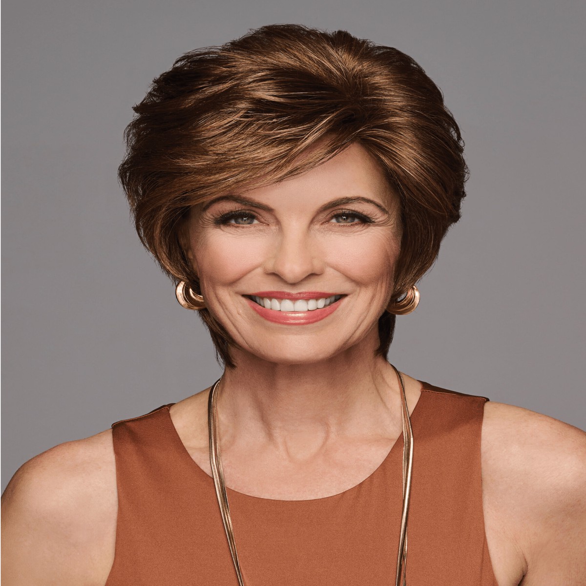 Gabor Femme & Flirty Short Shag Wig, Lightweight Volumous Style with Soft Layers, Average Cap