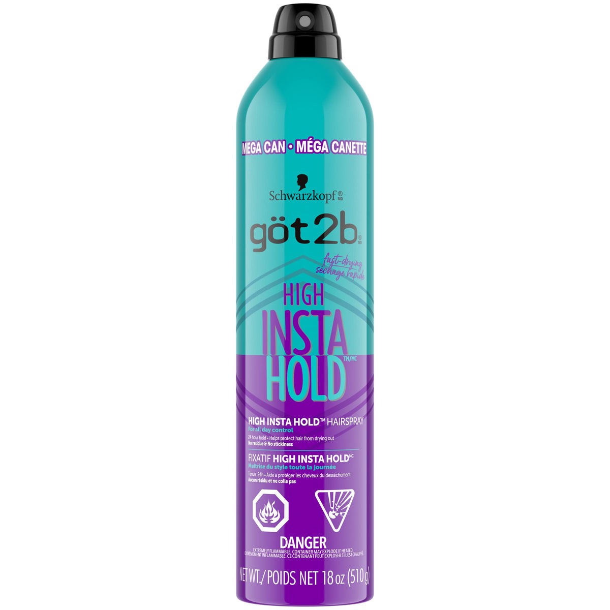 got2b High Insta Hold Hair Spray, 9.1 oz