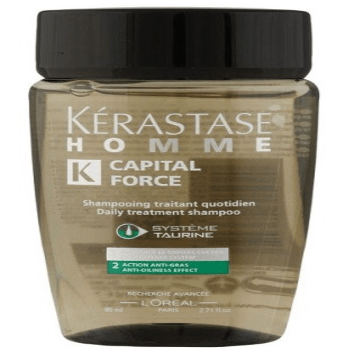 Kerastase Homme Bain Capital Force systeme Taurine anti-Oiliness Line Homme 80 ml