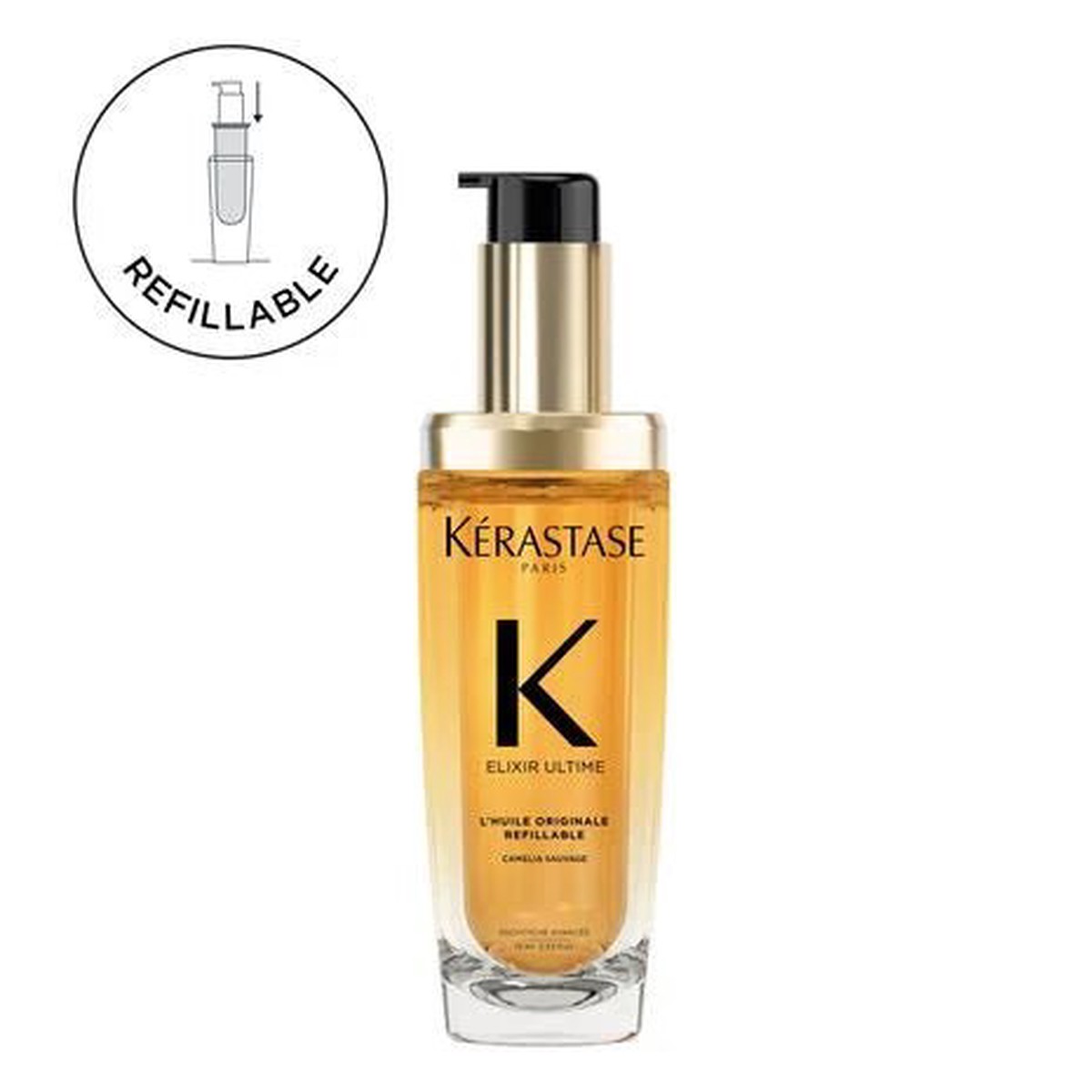 Krastase Elixir Ultime L'Huile Originale Refillable Hydrating Hair Oil 3.4 oz