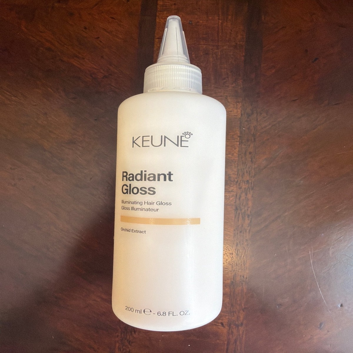 Keune Radiant Gloss Illuminating Hair Gloss with Orchid Extract 6.8 fl oz / 200ml