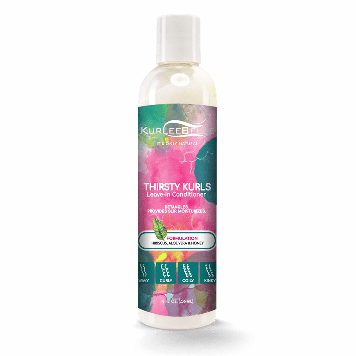 KurleeBelle Thirsty Kurls Leave-In Conditioner 8oz