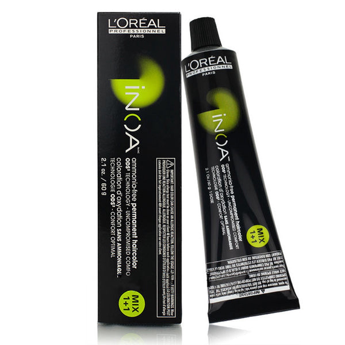 L'Oral Professionnel INOA 5.35 (5G) Light Brown Gold - Ammonia-Free Permanent Color, 2.1 oz