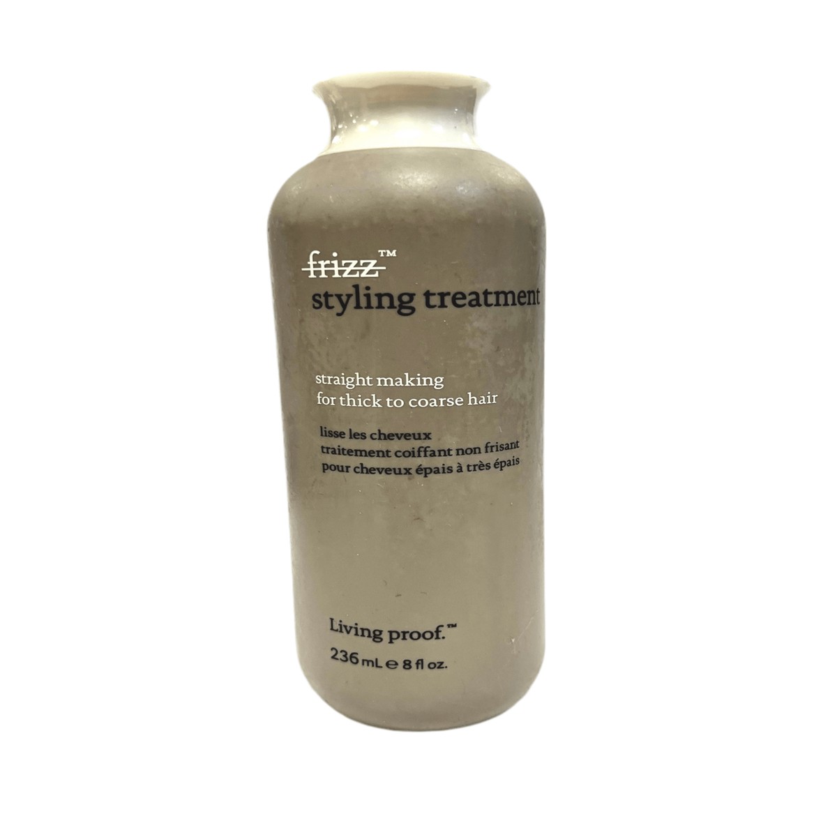 Living Proof No Frizz Style Treatment Straight making for Thick to Coarse Hair 8 fl 0z
