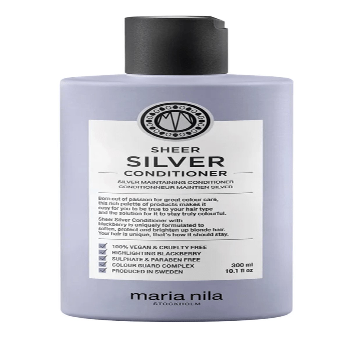 Maria Nila Sheer Silver Conditioner 10.1 oz, Neutralizes Golden