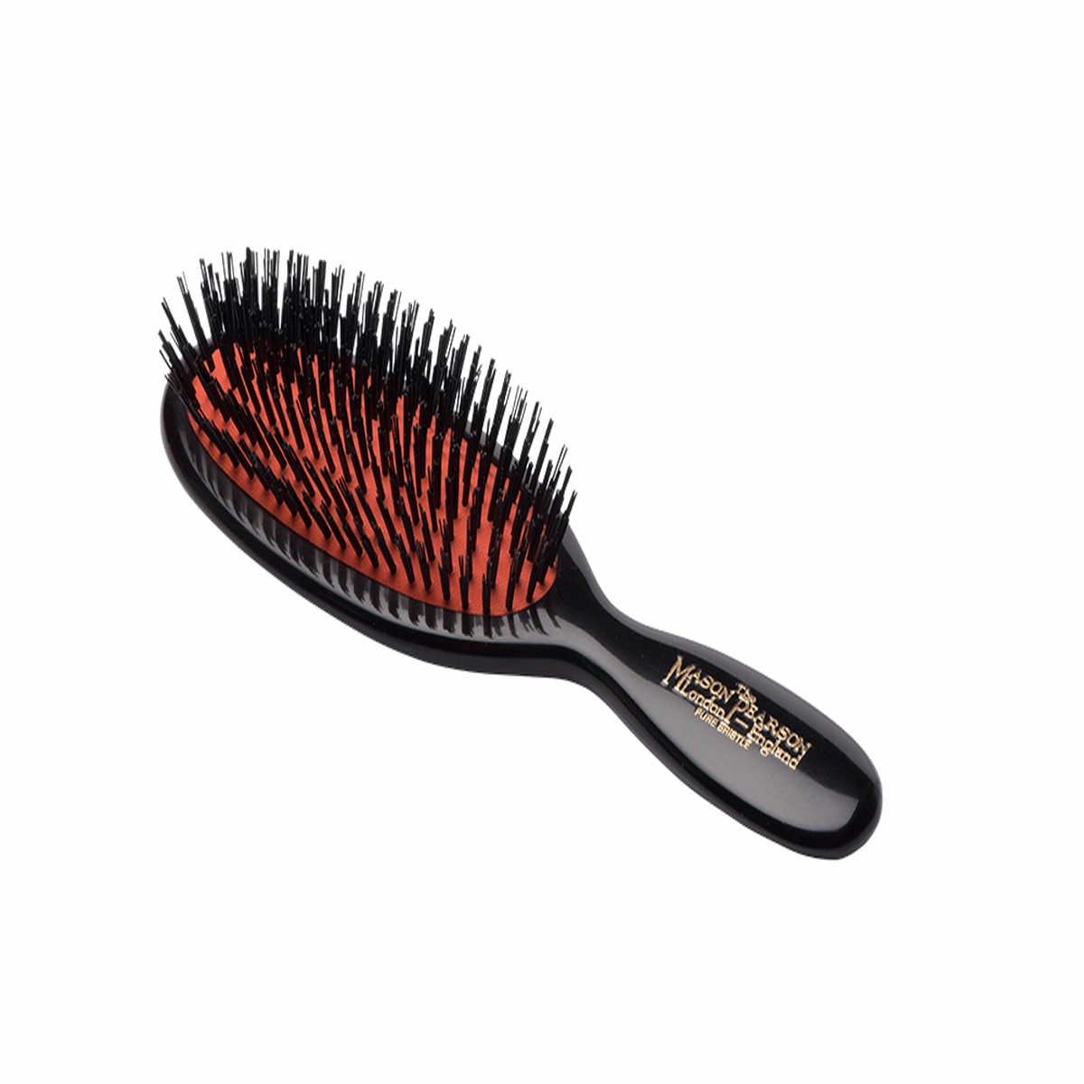 Mason Pearson Pocket Bristle Hair Brush B4 Dark Ruby (Pure Boar Bristle) - NIB