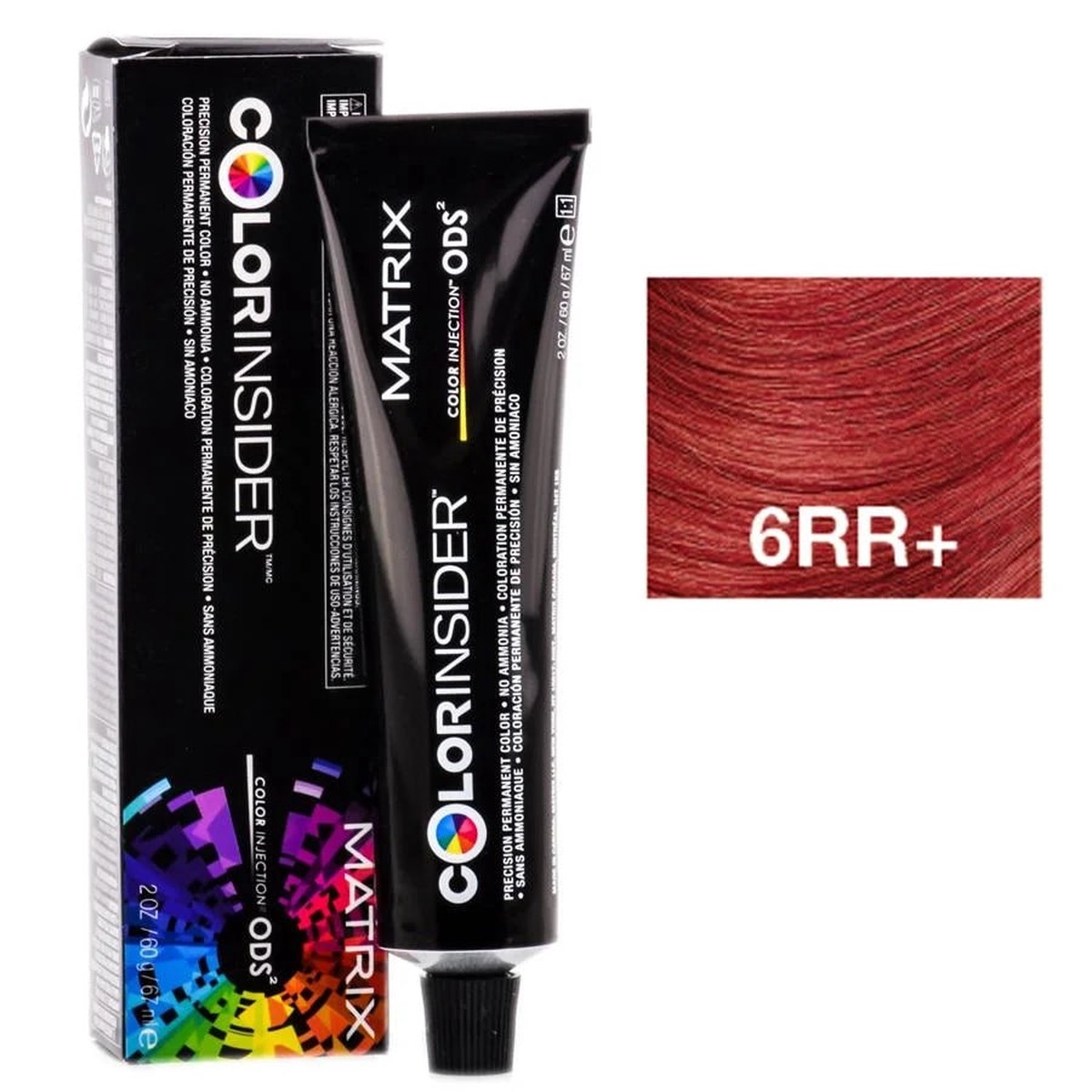 Matrix ColorInsider Permanent Hair Color 6RR+ Light Brown Red Red Plus 2 oz