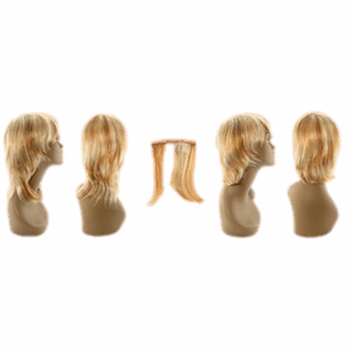 Pallet #156 - Lot of 100% Human Hair Wigs - Variety of Styles and Colors